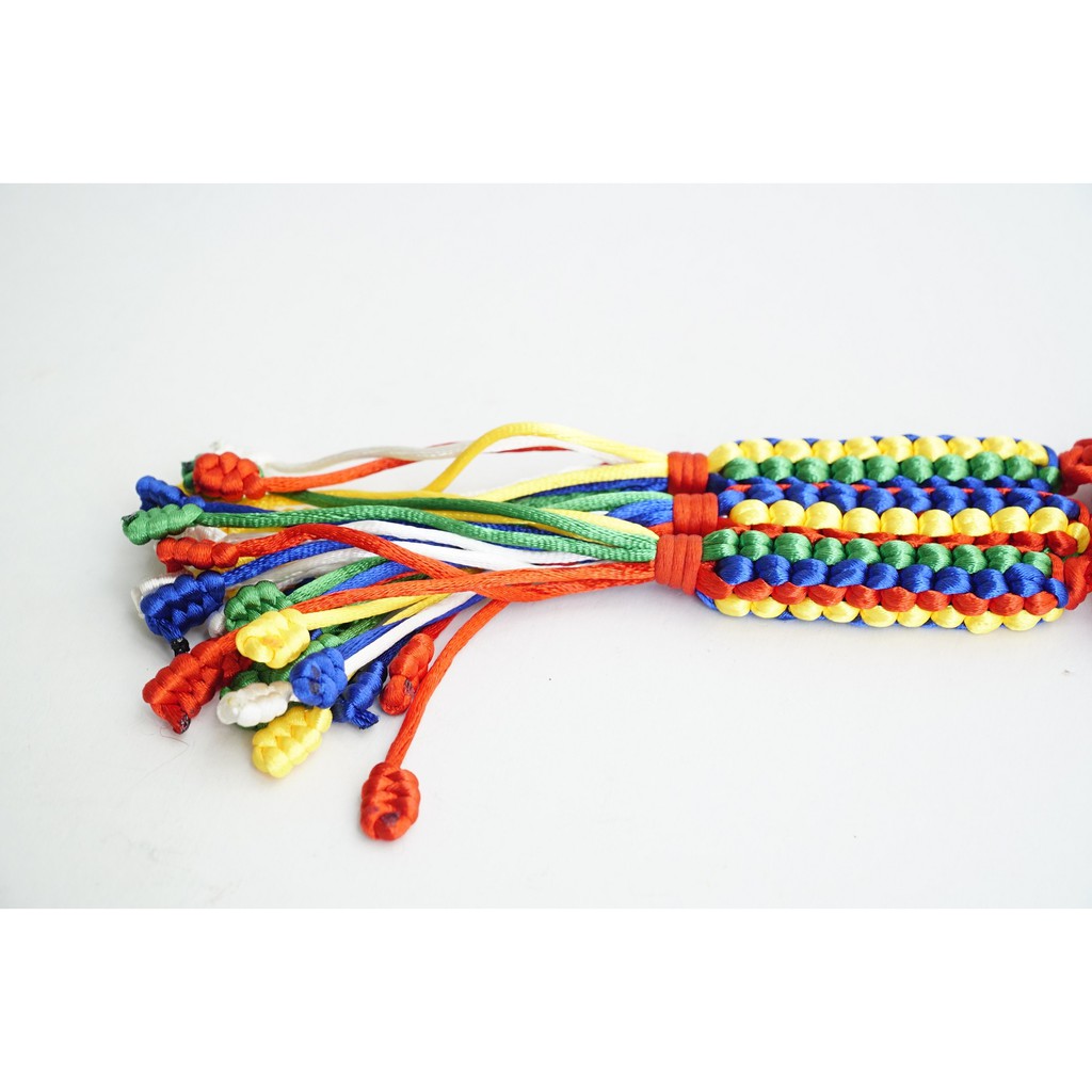Dây ngũ sắc Phật Giáo Tây Tạng, chỉ ngũ sắc Phong Thủy | BigBuy360 - bigbuy360.vn