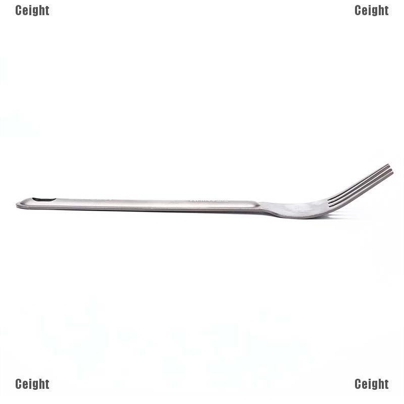 Bộ muỗng nĩa bằng titan dùng khi cắm trại / dã ngoại