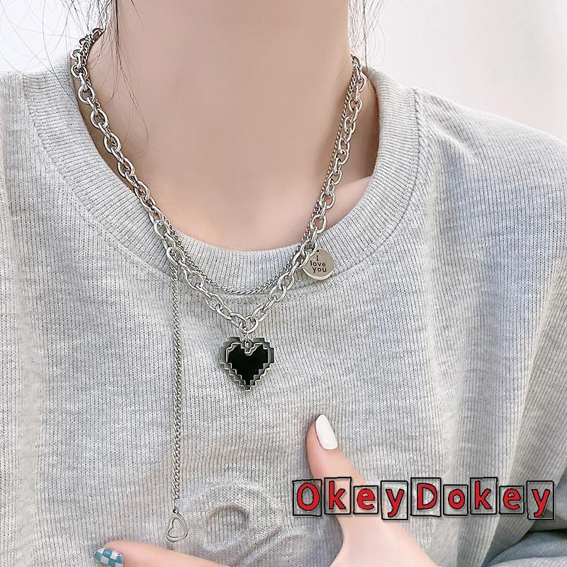 Dây Chuyền Bạc Mặt Trái Tim Không Gây Dị Ứng Cho Nữ