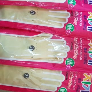 Găng tay cao su Đông Cầu Vồng ngắn size M