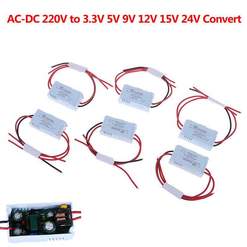 Bộ Chuyển Đổi Nguồn Điện Mini Ac 1a 5w 220v Sang Dc 3v 5v 9v 12v 15v 24v