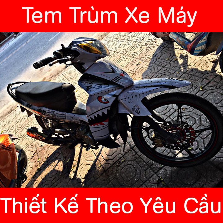 Tem Trùm Sirius Trắng Đen Cá Mập