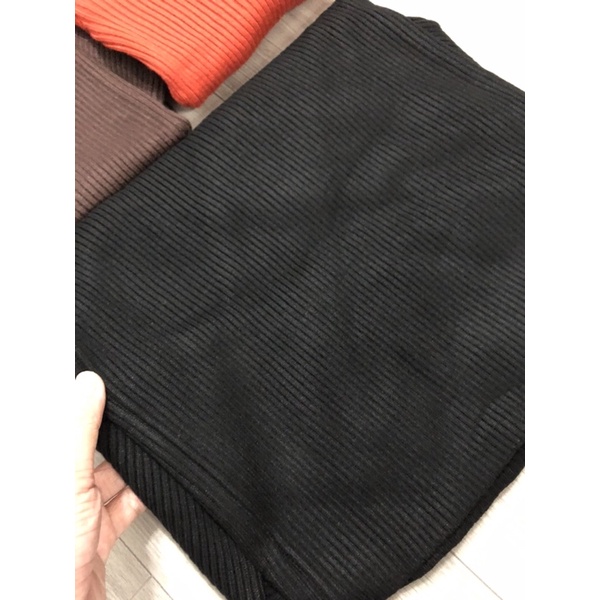 Áo thun len cổ lọ tay dài dày dặn