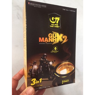 (ảnh thật) Cà phê G7 Gu Mạnh X2 3in1 hộp 12 gói