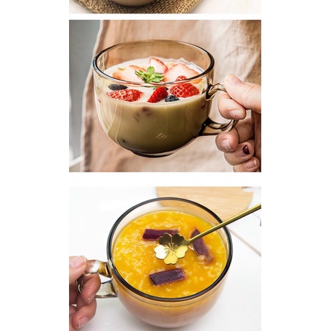 Sét 2 cốc thuỷ tinh hổ phách