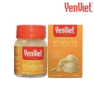 Tổ Yến Nguyên Chất Chưng Sẵn YenViet - Vị Gừng [Combo 06 lọ]