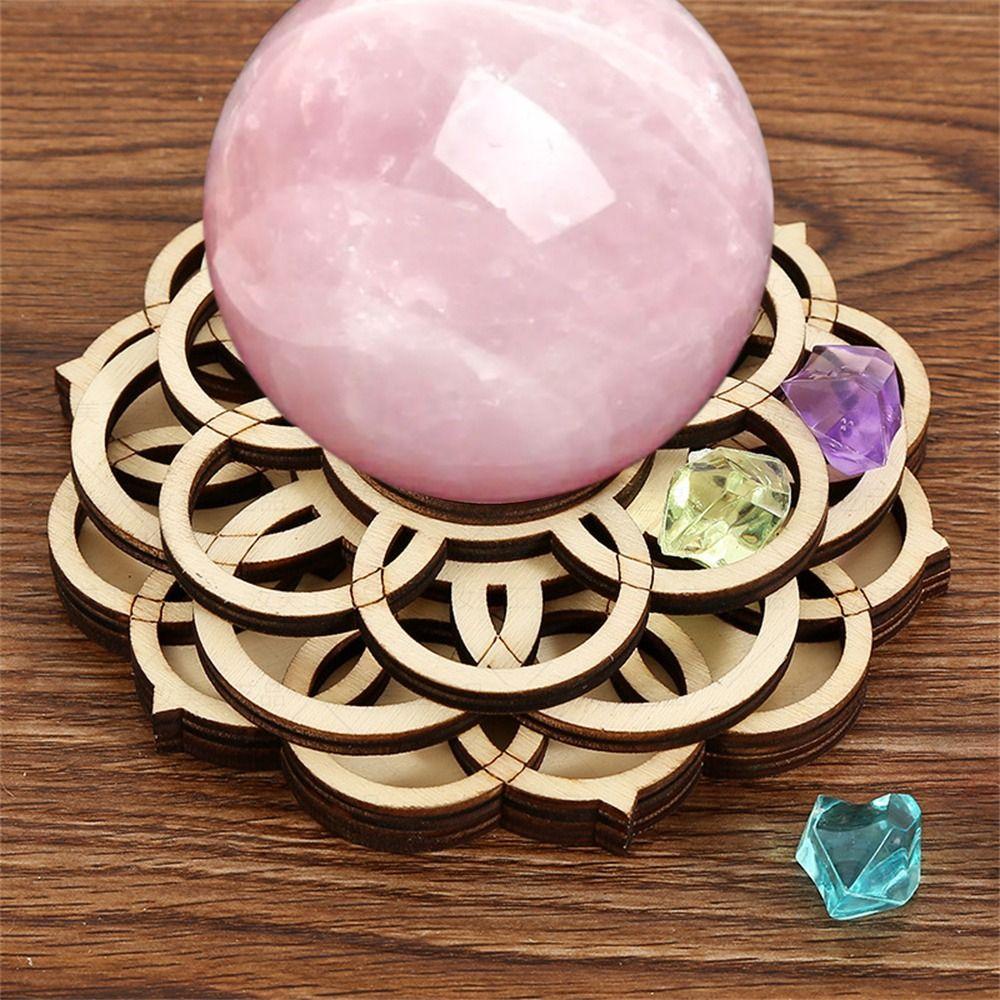 FOREVER Giá Đỡ Quả Cầu Pha Lê Hình Hoa Sen Dùng Trang Trí Nhà Cửa