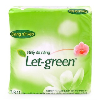 Giấy vệ sinh đa năng let-green 2 lớp