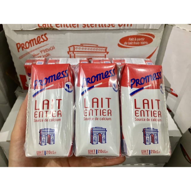 Sữa tươi promess thùng 24 hộp 200ml