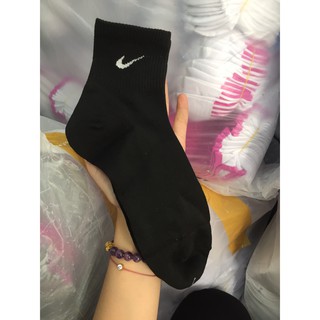 VỚ CỔ CAO / TẤT CỔ CAO / VỚ DÀI LOGO MÀU ĐEN CAO CẤP