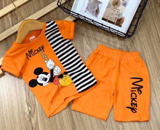 Bộ thun cotton bé trai size 6-23kg