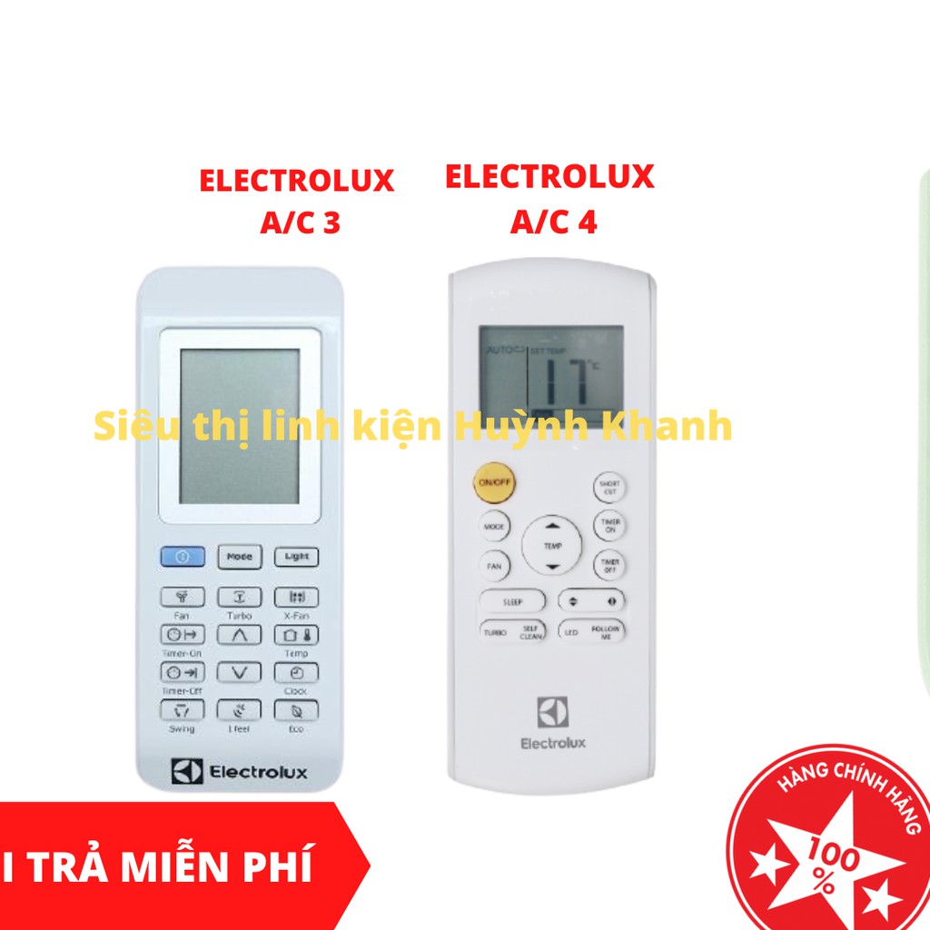 REMOTE ĐIỀU KHIỂN  ML ELECTROLUX VÀ GREE BỀN ĐẸP CHÍNH HÃNG