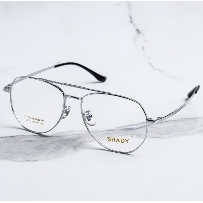 Gọng Kính Cận Titanium Shady Unisex G2299 (Nhiều Màu)