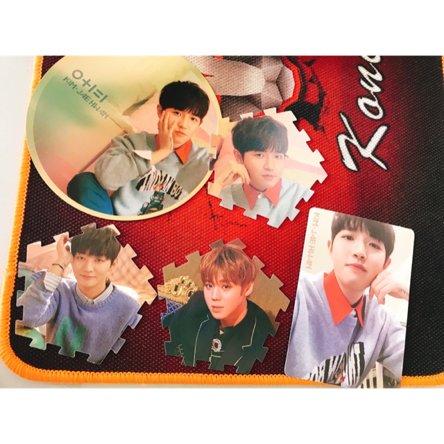 Set card Kim jaehwan, tazo Park jihoon, yoon jisung album Wanna One I promise u