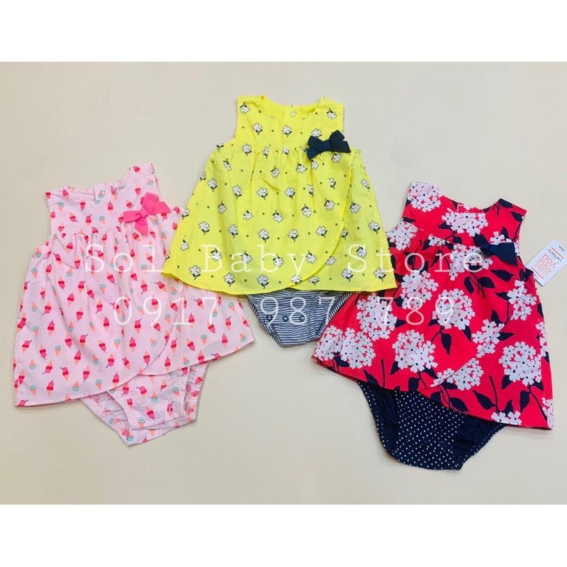 Đầm nhí Carters,  made in Cambodia xuất xịn
