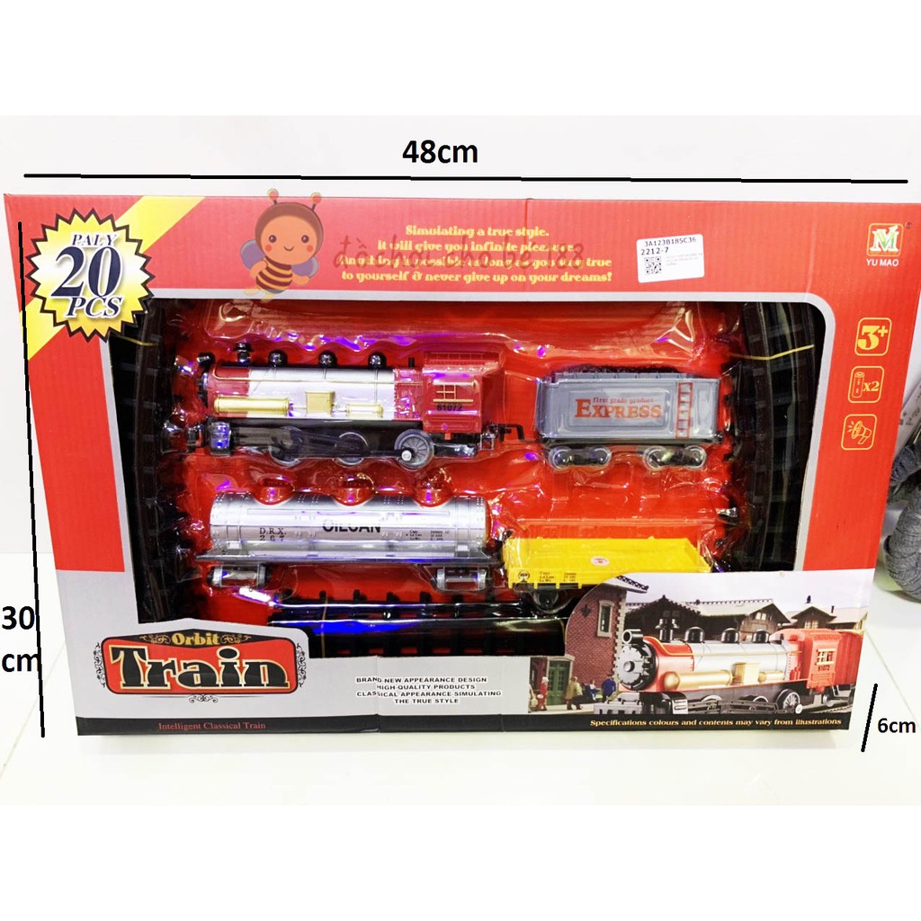 Đồ Chơi Tàu Hoả - Xe Lửa Classic Train (đường ray cực dài, 1m45)
