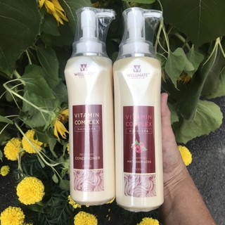 Combo dầu gội xả chống rụng, phục hồi WELLMATE Anti-Hair Loss 500mlx2
