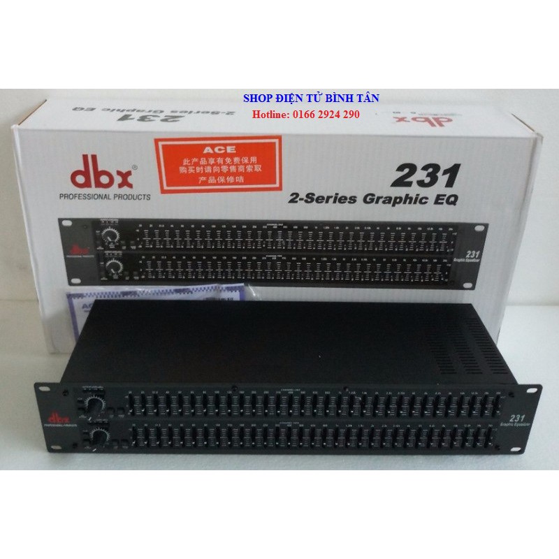 Lọc âm equalizer dbx 231