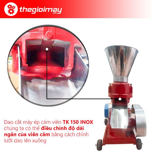 MÁY ÉP CÁM VIÊN INOX TAKYO TK 150