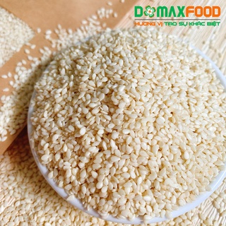 Mè trắng - mè cà vỏ - mè trắng rang ăn liền Domaxfood 100g