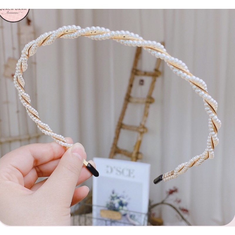 ❤️❤️❤️Bờm hạt trai nhân tạo xinh xắn