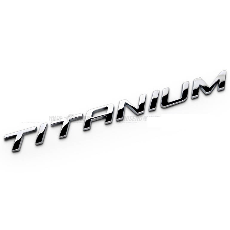 Bộ Chữ Nổi Titanium Kim Loại Dán Trang Trí Xe ô Tô MS-91