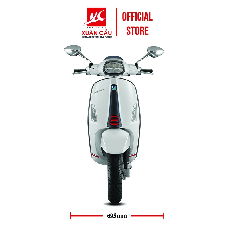 Xe máy Vespa Sprint ABS Phiên Bản Đặc Biệt Carbon White Động cơ I-Get 125cc - Mới 100%