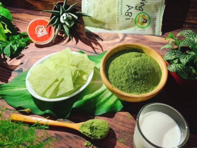 Bánh tráng matcha Abi