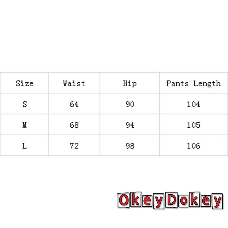 Quần ống rộng Lưng Cao Nhuộm Màu Độc Đáo Thời Trang Đường Phố Cho Nữ OKDK-Y2K