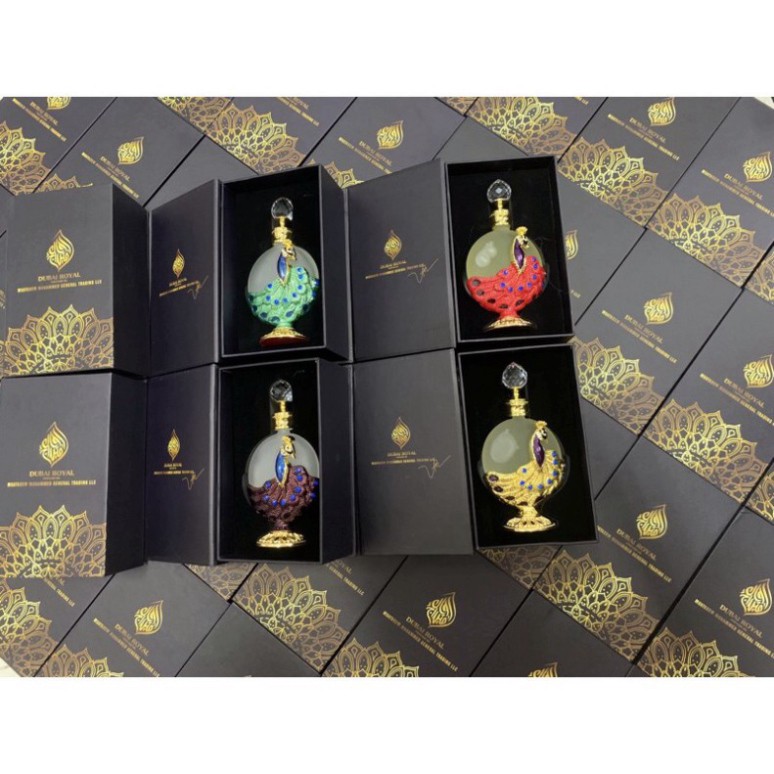 🔥 🔥 Tinh dầu nước hoa DUBAI ROYAL - mẫu lọ con công siêu sang! | Thế Giới Skin Care