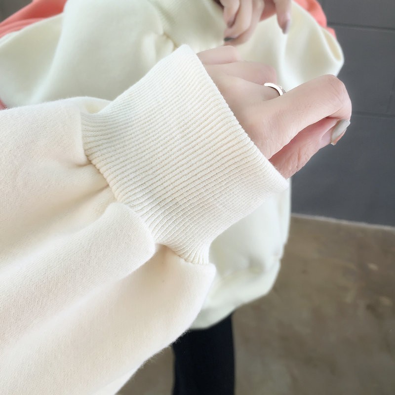 Áo hoodie nữ phong cách Hàn Quốc chất nỉ mềm mại