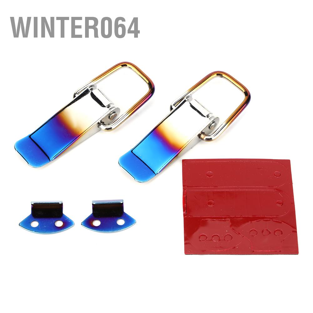 Kẹp Khóa Móc Xe Tải Thao Tác Nhanh Bằng Sắt Màu Trắng Xanh Dương