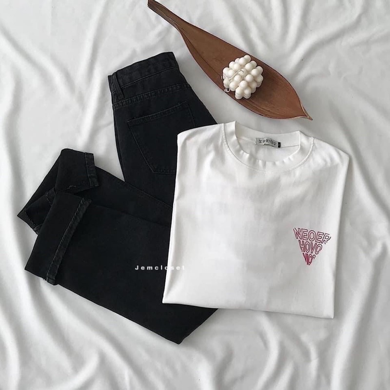 Áo phông made id never in hai mặt TT11