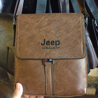 Túi da đeo chéo Jeep nam