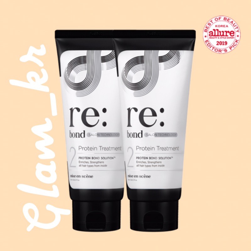 [ Có Sẵn ] Dầu xả kem ủ tóc cung cấp Protein phục hồi hư tổn Mise En Scene Rebond Treatment