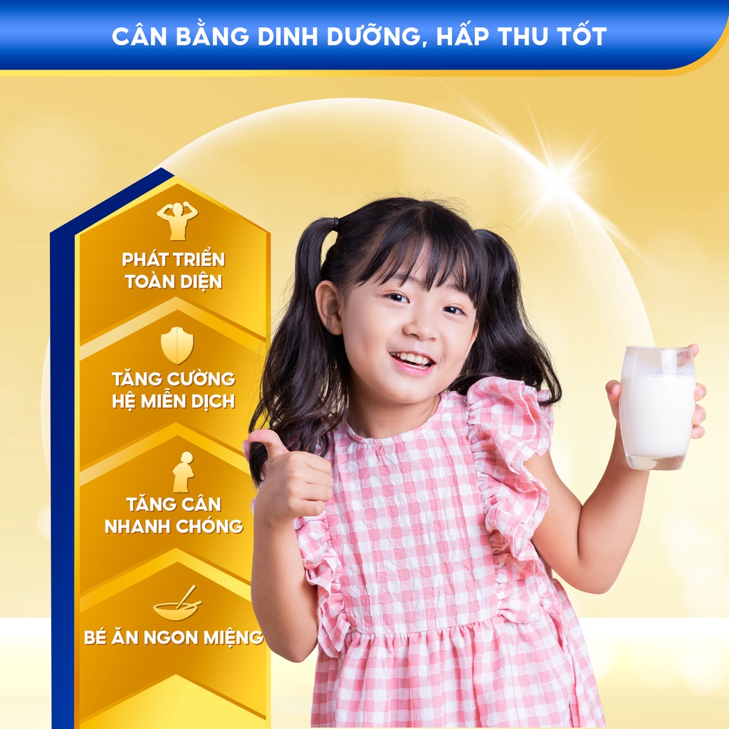 Bộ 6 Hộp Sữa Bột Cho Bé Giúp Ăn Ngon, Tăng Cường Hấp Thu Dưỡng Chất Enlilac Gold Max+ Hộp 900g