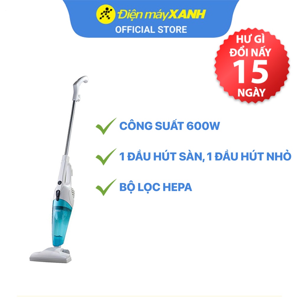 [Mã ELHA22 giảm 6% đơn 300K] Máy hút bụi cầm tay Midea MVC-SC861B 600W có đầu hút khe - Chính hãng BH 12 tháng