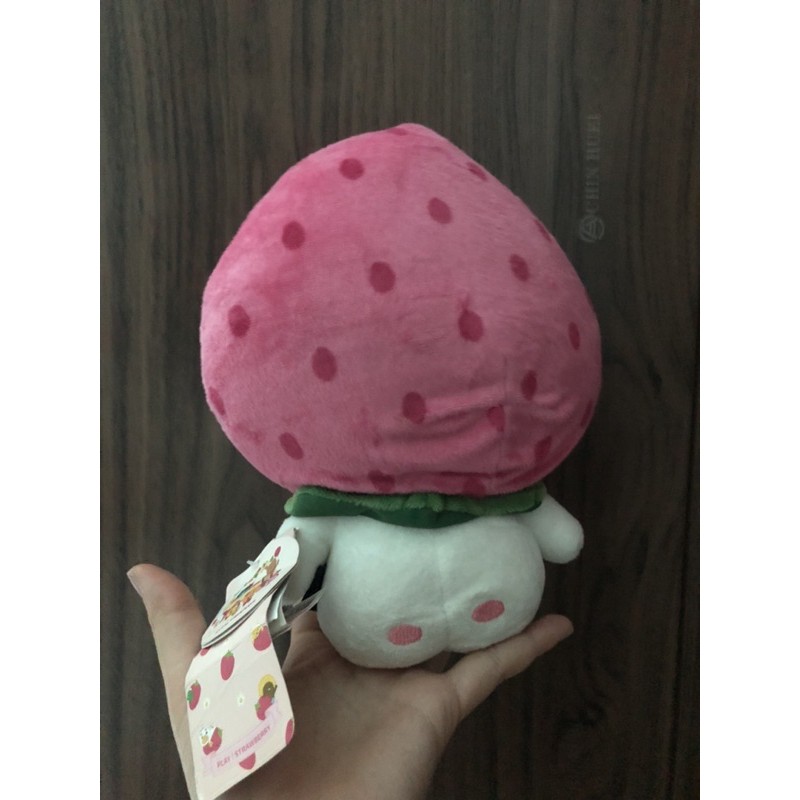 [Apeach Kakao friends] gấu bông đào cosplay đồ dâu tây chính hãng mất tag