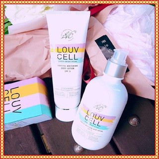 Kem dưỡng ẩm toàn thân💖FREESHIP💖Kem dưỡng thể trắng da  Body LOUV CELL chuẩn Hàn quốc