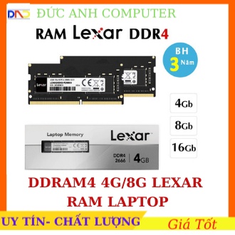 Ram DDR4 Laptop 8gb bus 2666/3200 LEXAR ,Ram Mới Chính Hãng , bảo hành 3 năm, 1 Đổi 1