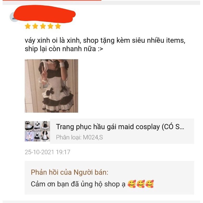 Váy maid cosplay đáng yêu 2 nơ - hóa trang hầu gái Nhật Bản mẫu 2022 | BigBuy360 - bigbuy360.vn