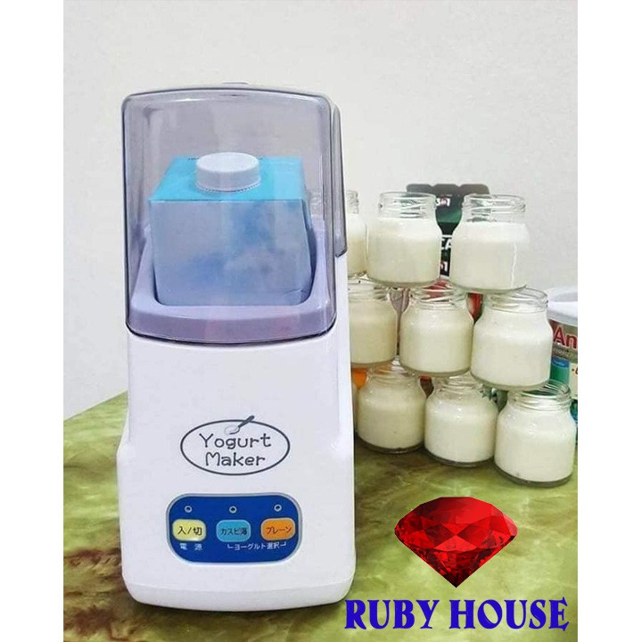 Máy làm sữa chua Yogurt Maker Nhật Bản CHÍNH HÃNG, Máy làm sữa chua 3 nút-Ruby House