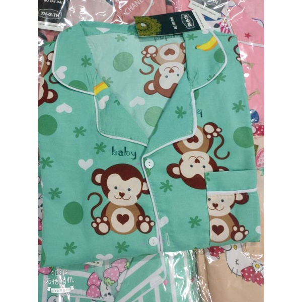 Bộ Pyjama Kate Thái Chuẩn Sịn Màu Mới Siêu Xinh