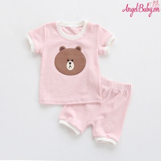 Bộ quần áo bé gái Hàn Quốc MOMBEBE - 700AB025