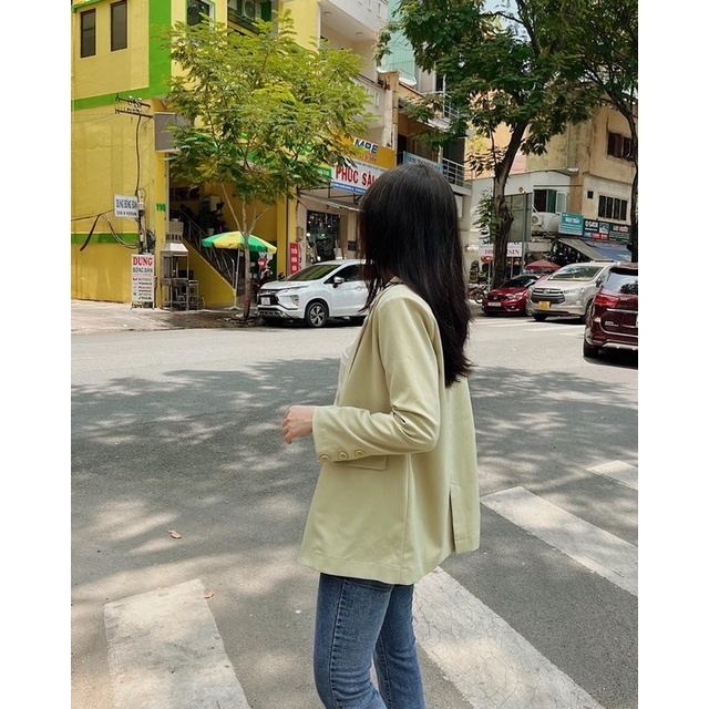 RUCHAN Áo Suit cơ bản Blazer Vest độn vai (nhiều màu) | BigBuy360 - bigbuy360.vn