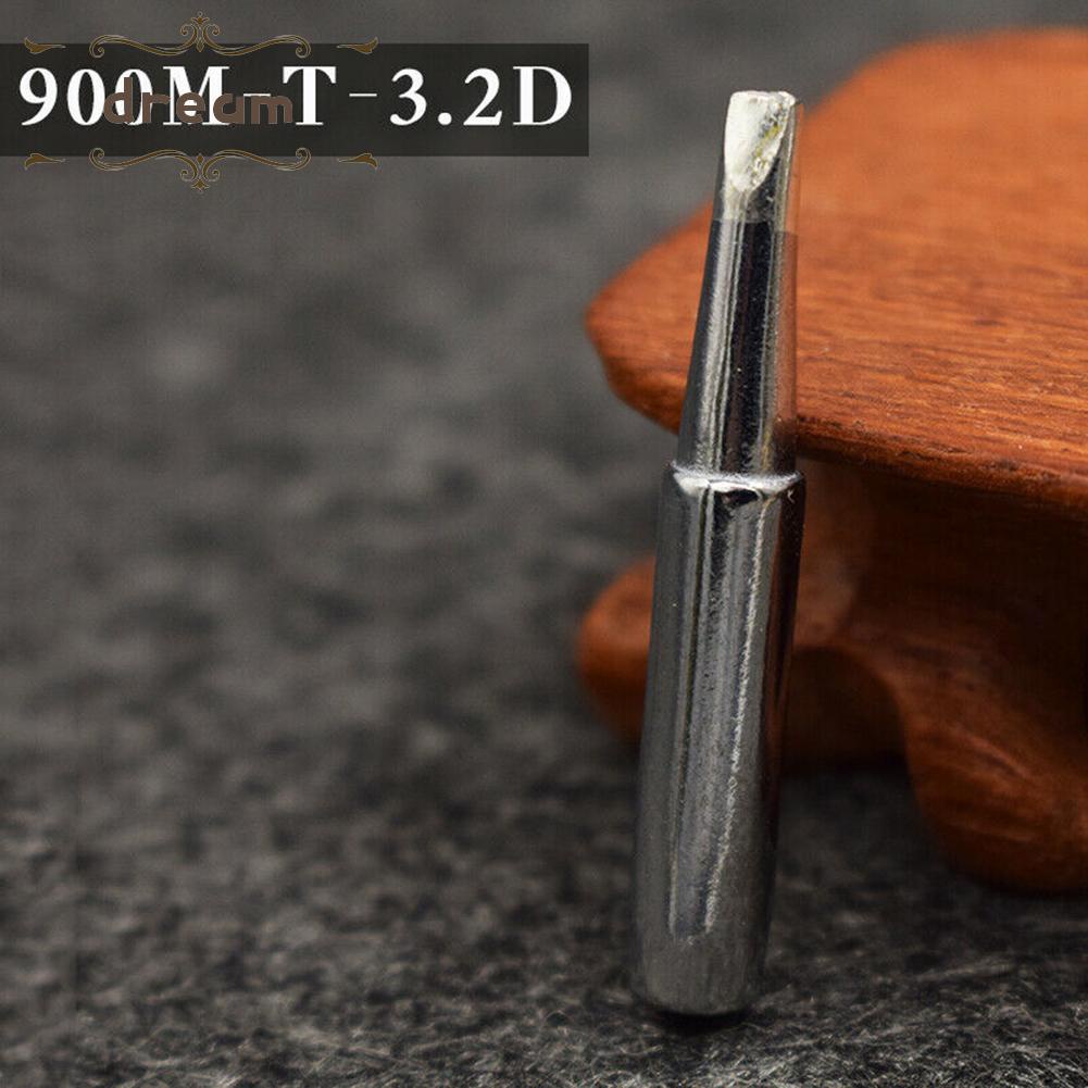 【DREAMLIFE】Soldering Iron Tip 5 PCS 0.8-3.2D Copper 900M-T Replaceable Soldering Station