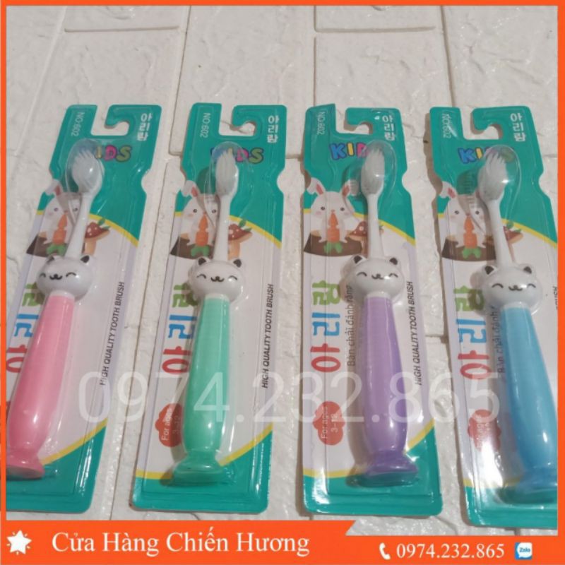 Bàn Chải Trẻ Em, ComBo 3 Bàn Chải Trẻ Em Xuất Hàn Quốc