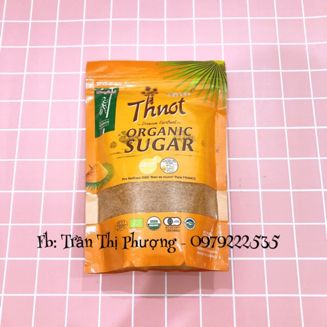 Đường thốt nốt hữu cơ campuchia 500g