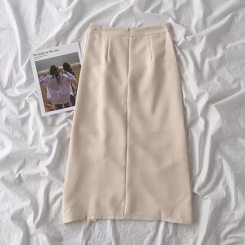 Chân váy bút chì xẻ cạp cao thời trang MV15
