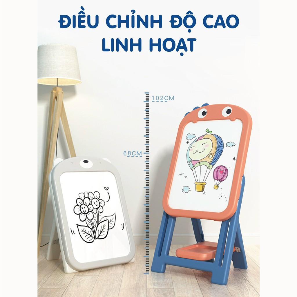 🐰 TIỆM NHÀ BABY [🎄Quà giáng sinh cho con] COMBO 899k HOLLA BẢNG VẼ VÀ GHẾ KHỦNG LONG CON HAM ĂN😂